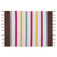 TEPPICH geflochten Hisarli 200/140 cm - Multicolor, Textil (140/200cm) - Beliani