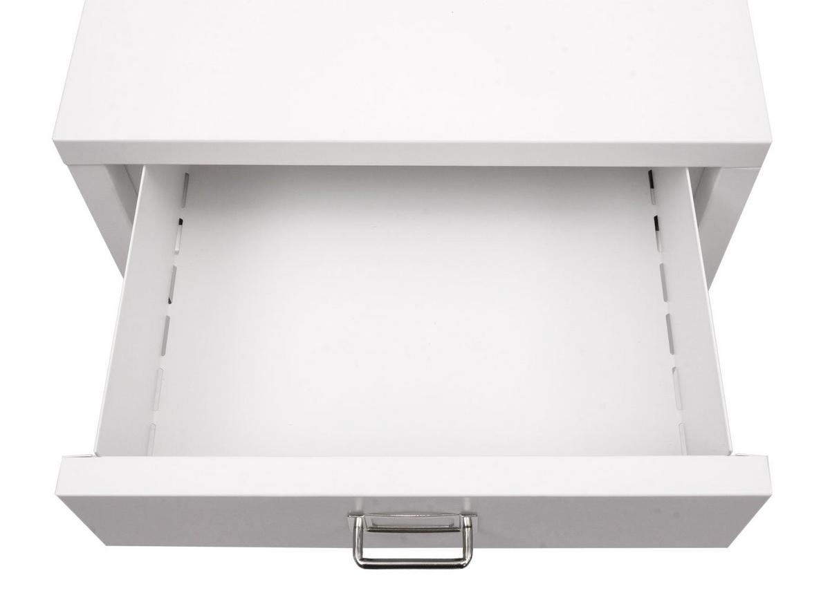 ROLLCONTAINER Weiß - Weiß, Metall (40/75/41cm) - MCW