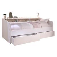 STAURAUMBETT Parisot Sleep 1-tlg. Holznachbildung Weiß/Eiche - Eichefarben/Weiß, Kunststoff - 58aufmkessel