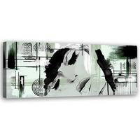 KUNSTDRUCK Grau 150/50 cm - Grau, Textil (150/50cm) - KUNSTLOFT
