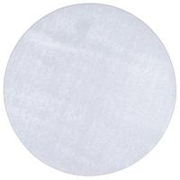 LUXUS SOFT VELOURS TEPPICH SHINE RUND - Silberfarben, Textil (100/100cm) - Snapstyle