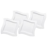 SPEISETELLER NewWave weiß 27 x 27 cm 4er Set - Weiß, Keramik (27cm) - Villeroy & Boch