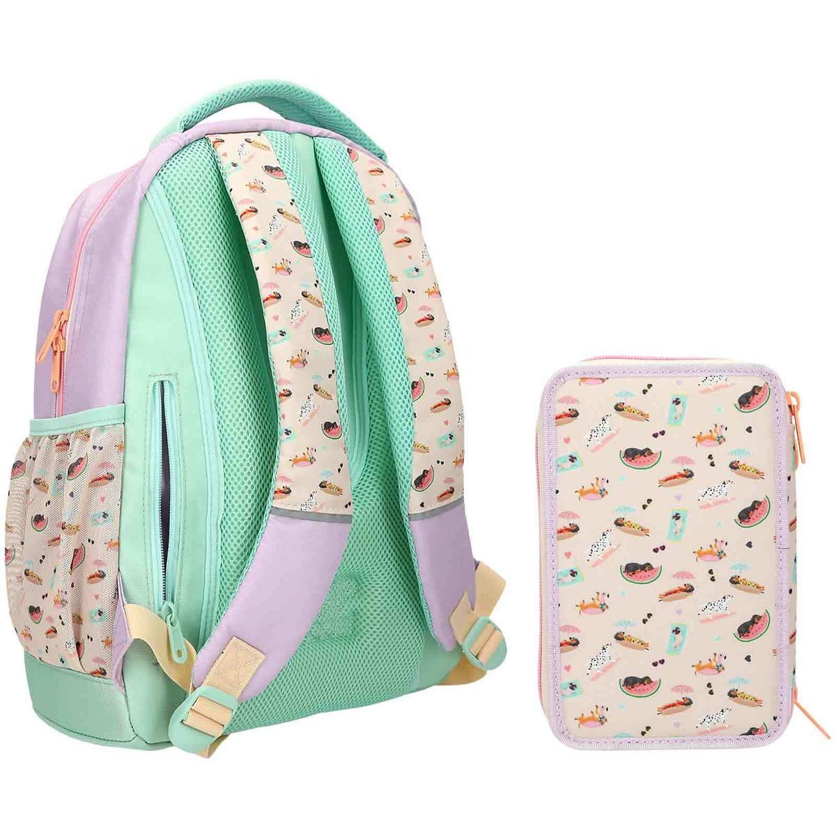 SCHUL-SET SUNNY DOG TOPModel bunt 2-tlg. - Multicolor, Textil (2/2cm) - Depesche Germany