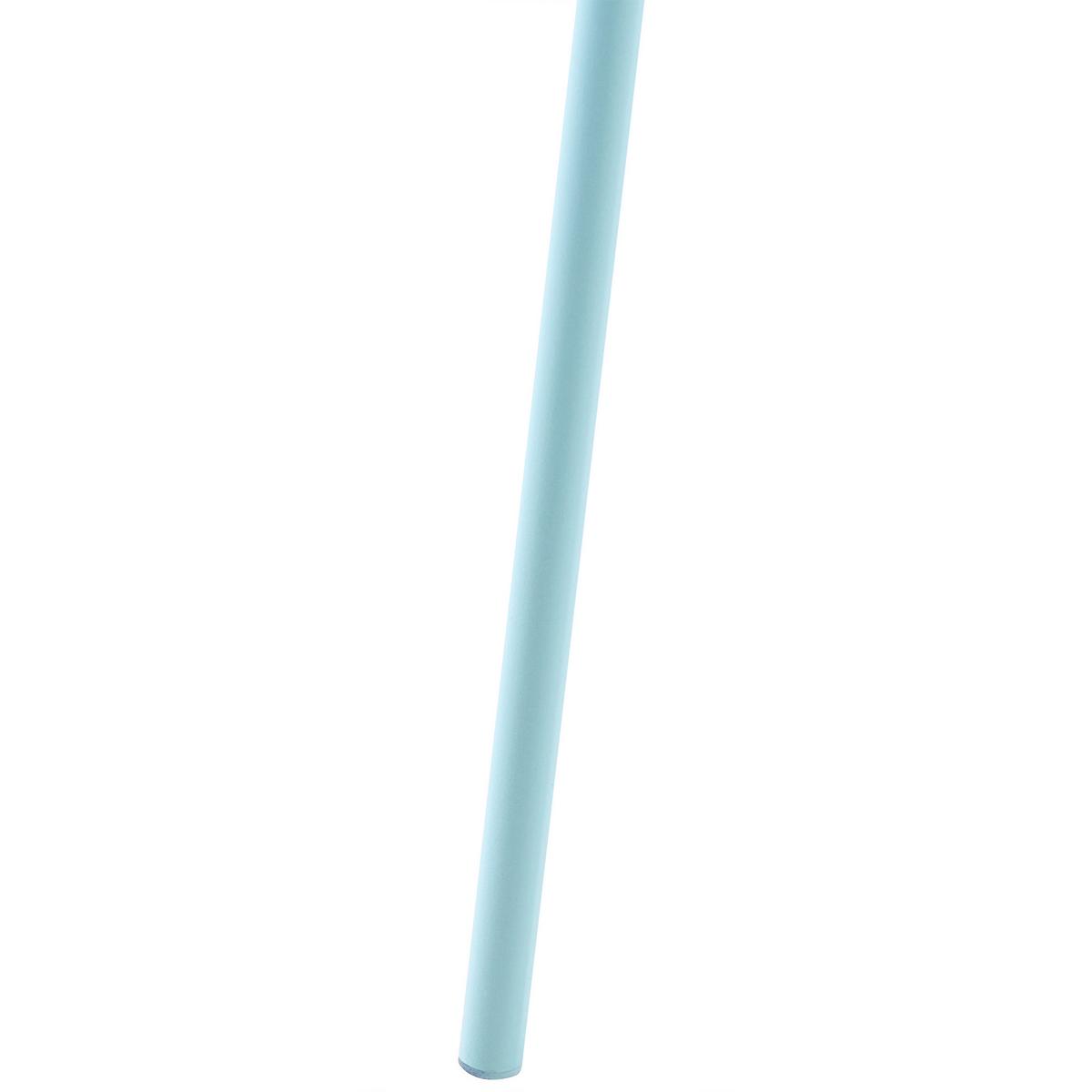 GARDEROBENSTÄNDER Hellblau Arnot - Hellblau, Metall (50/176/50cm) - Beliani