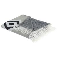 DECKE Grau Kattike 130/170 cm - Grau, Textil (130/170cm) - Beliani