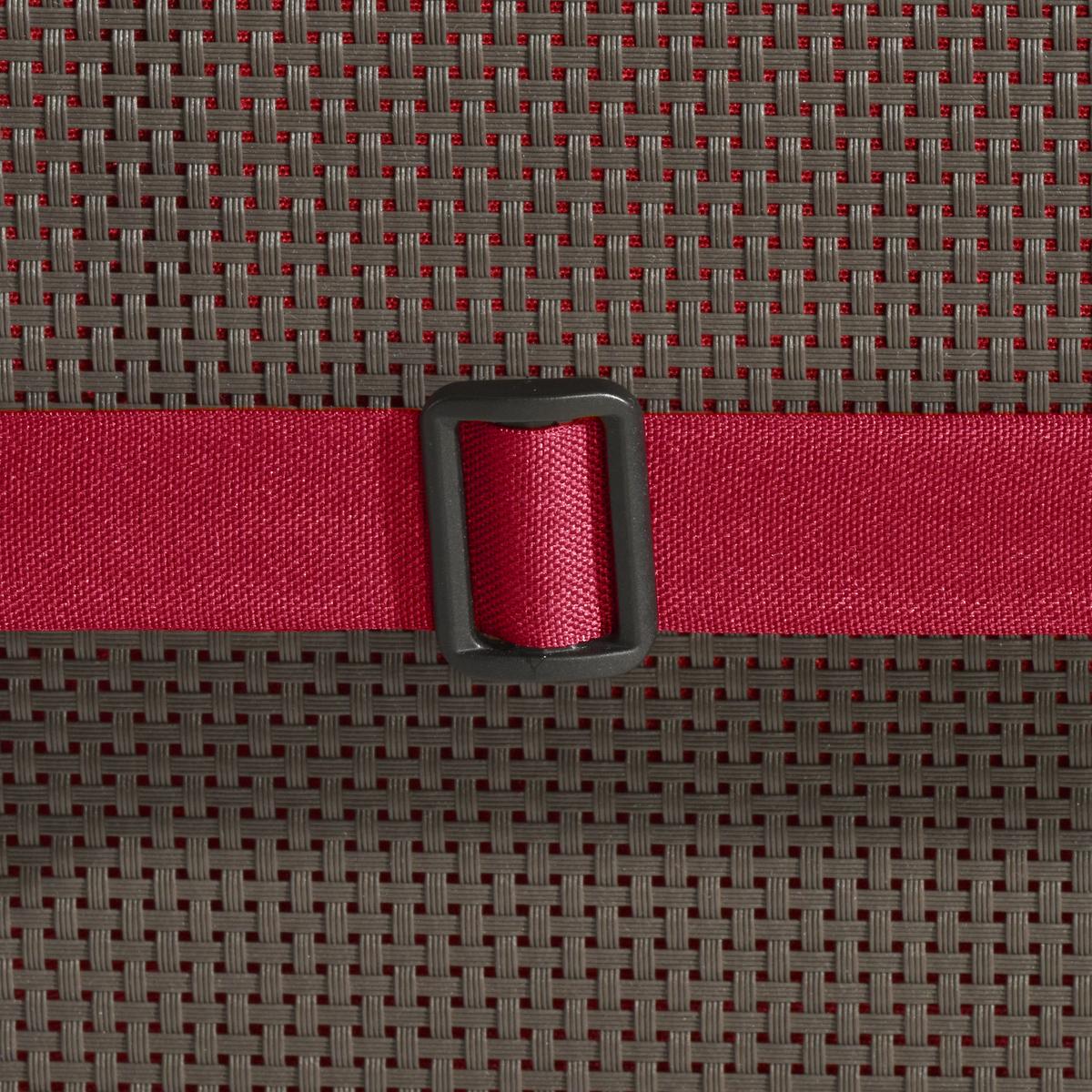 HOCHLEHNERAUFLAGE Flair HL 120/50/8cm Rot (4tlg) - Rot, Textil (50/8/120cm) - Beautissu 