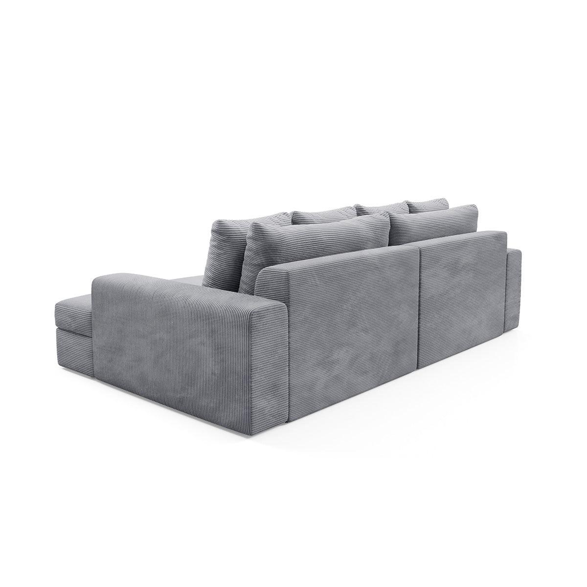 SOFA Paola 3 Sitzplätze Hellgrau - Hellgrau, Holz (272/86/167cm) - Petits-meubles