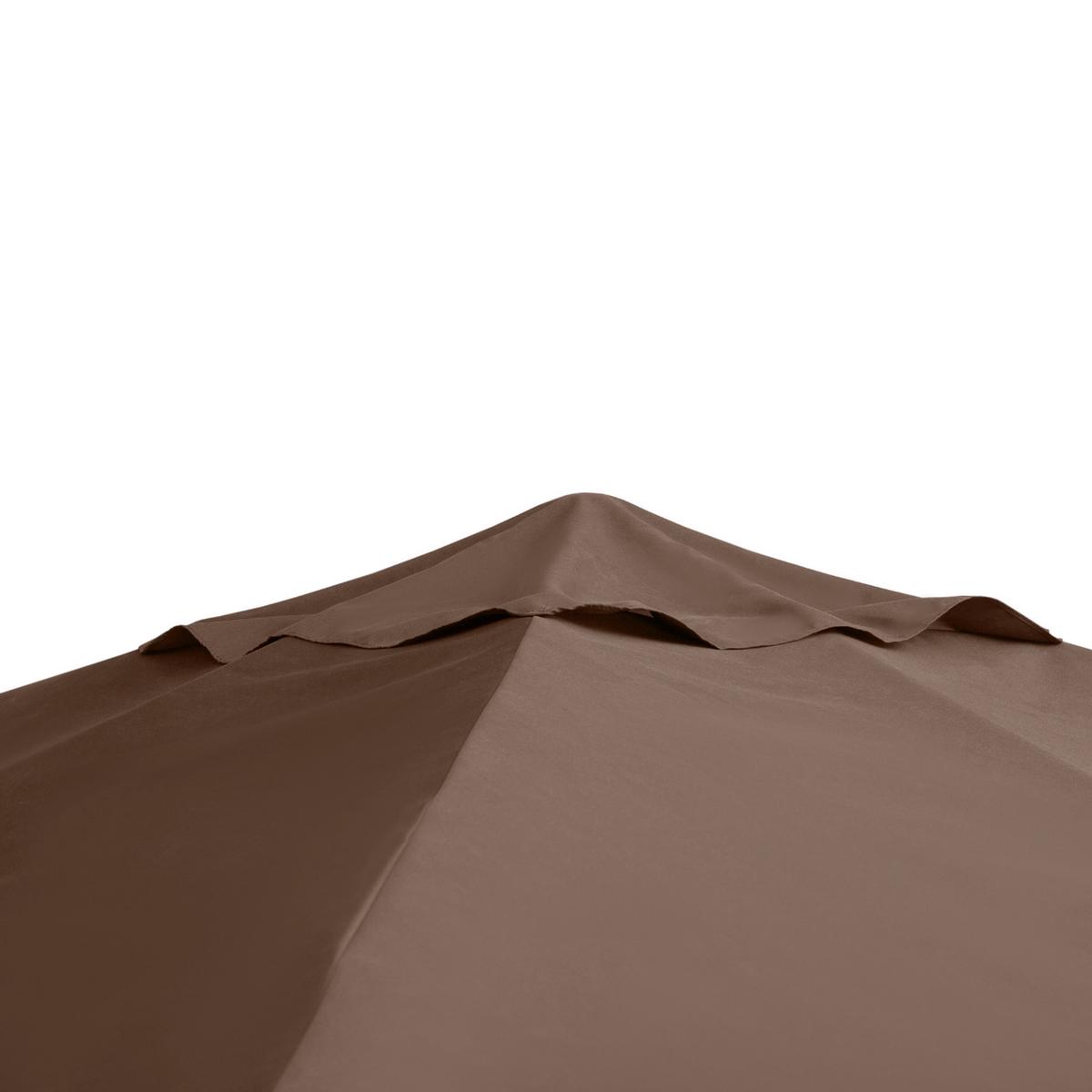 PAVILLON-ERSATZDACH Polyester Kaffee - Braun, Kunststoff (298/1/298cm) - Outsunny