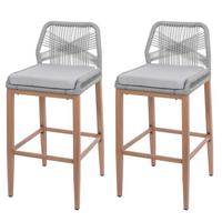 BARHOCKER Hellgrau - Hellgrau, Metall (45/101/50cm) - MCW