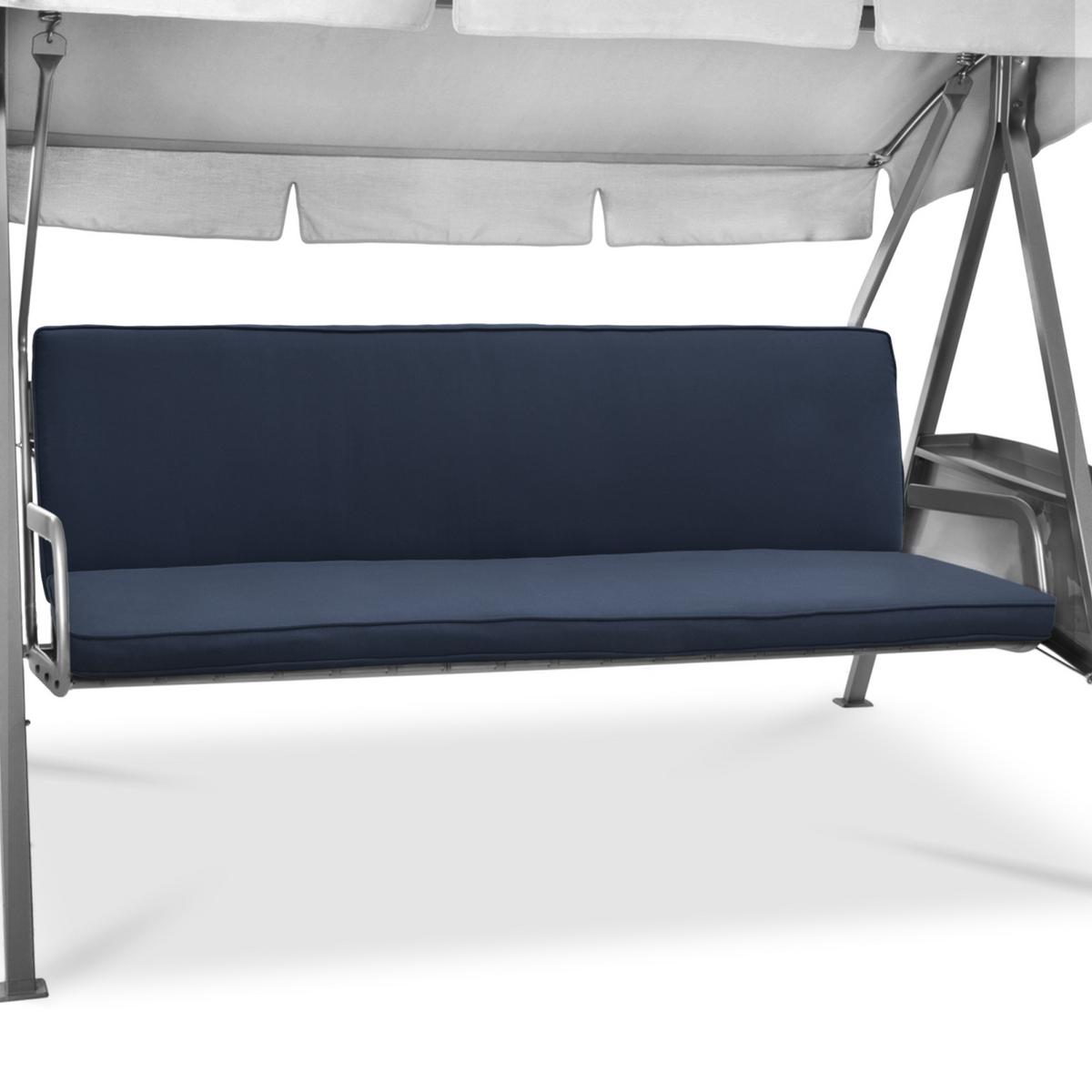 AUFLAGE für Hollywoodschaukel Loft HS - Dunkelgrau, Textil (50/6/180cm) - Beautissu 