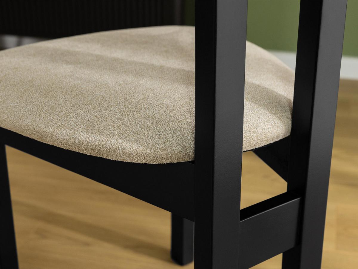ESSZIMMERSTUHL Divo III - Schwarz/Grün, Holz/Textil (47/85/48cm) - MIRJAN24