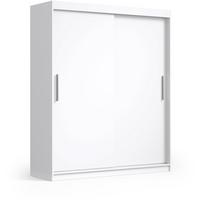 SCHWEBETÜRENSCHRANK Katrina weiß 180/215,5/59 cm 2-türig - Weiß, Holzwerkstoff (180/215.5/59cm) - Beautysofa