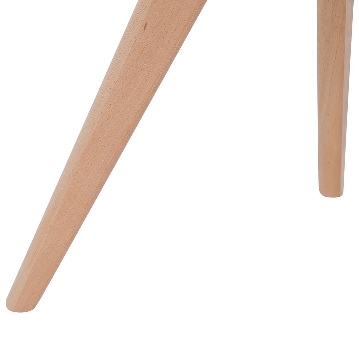 COUCHTISCH 3er Set Rund Grau, Hell Holz Vegas - Grau, Holzwerkstoff (48/48/46cm) - Beliani