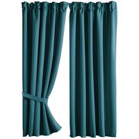 VORHANG 2ER SET NEWYORK HxB 160x140 cm Petrol - Petrol, Textil (140/160cm) - Gardinenbox