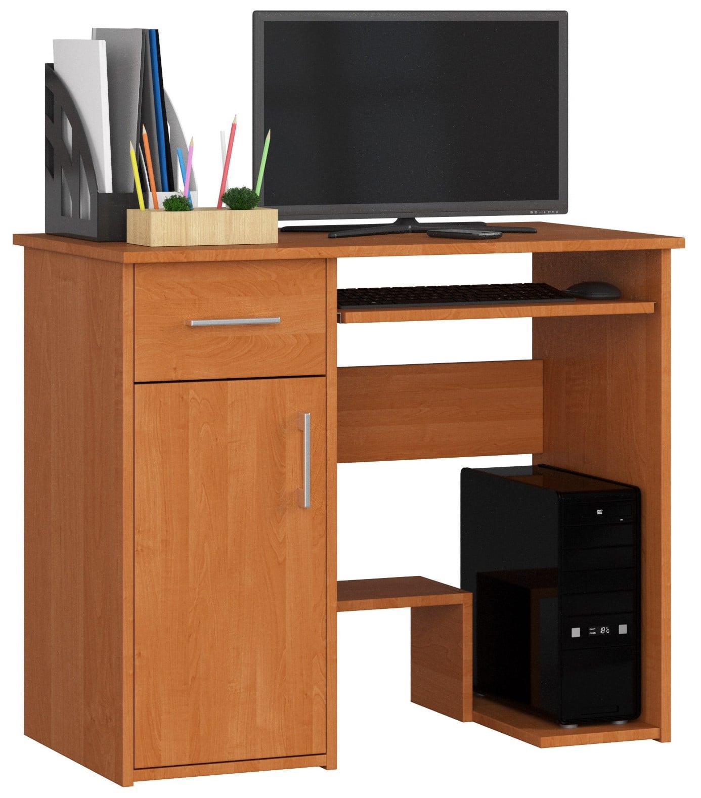 SCHREIBTISCH Erlefarben 74/90/50 - Erlefarben, Holzwerkstoff (124/85/74cm) - RAUMHIRSCH FURNITURE