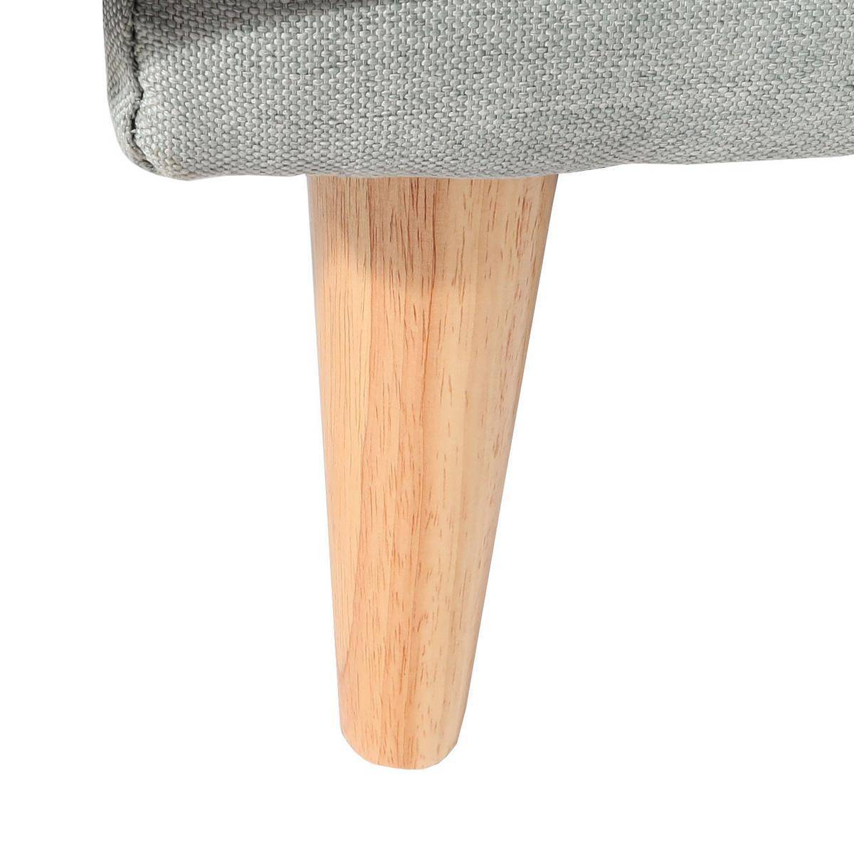 SCHLAFSOFA Hellgrau - Salbeigrün/Hellgrau, Textil (180/90/110cm) - MCW