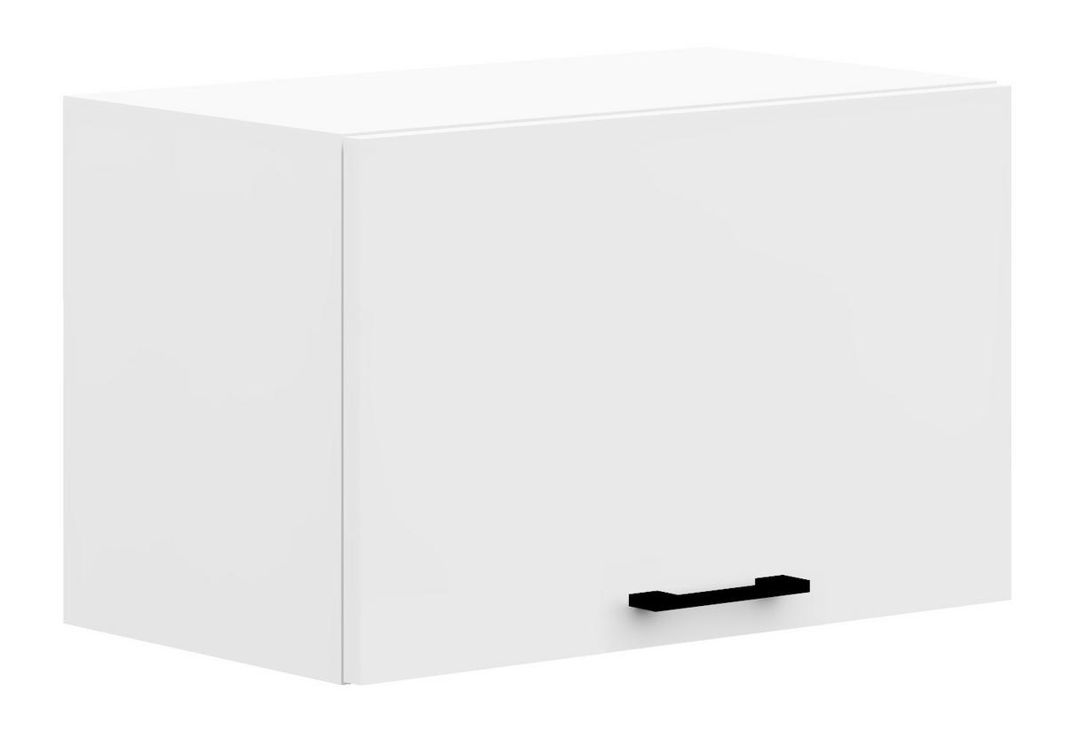 KÜCHENLEERBLOCK Weiß, Beton 203/240/46 - Weiß, Holzwerkstoff (240/203/46cm) - RAUMHIRSCH FURNITURE