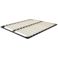 LATTENROST Schwarz Combourg - Schwarz, Metall (180/200cm) - Beliani