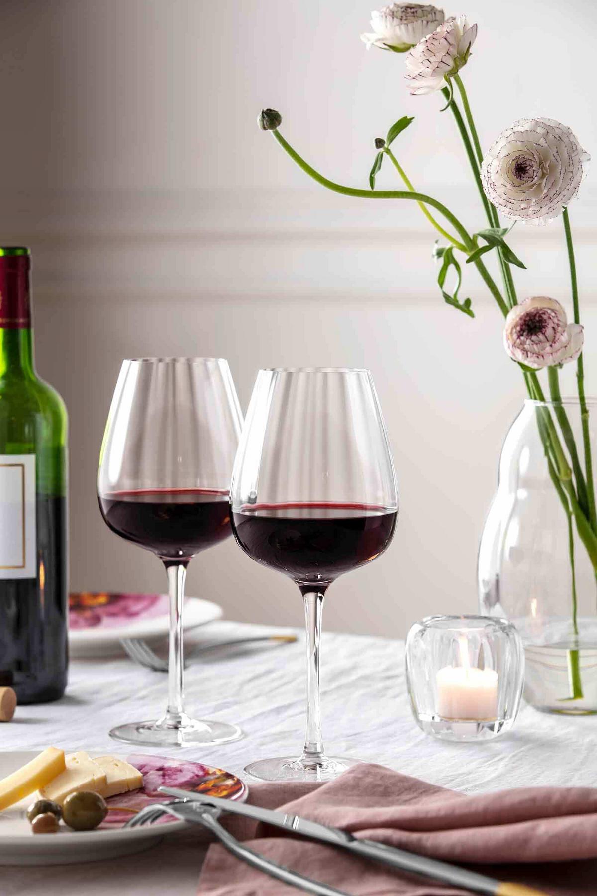 ROTWEINKELCH Rose Garden transparent 200 ml 4er Set - Transparent, Glas (0.2L) - Villeroy & Boch
