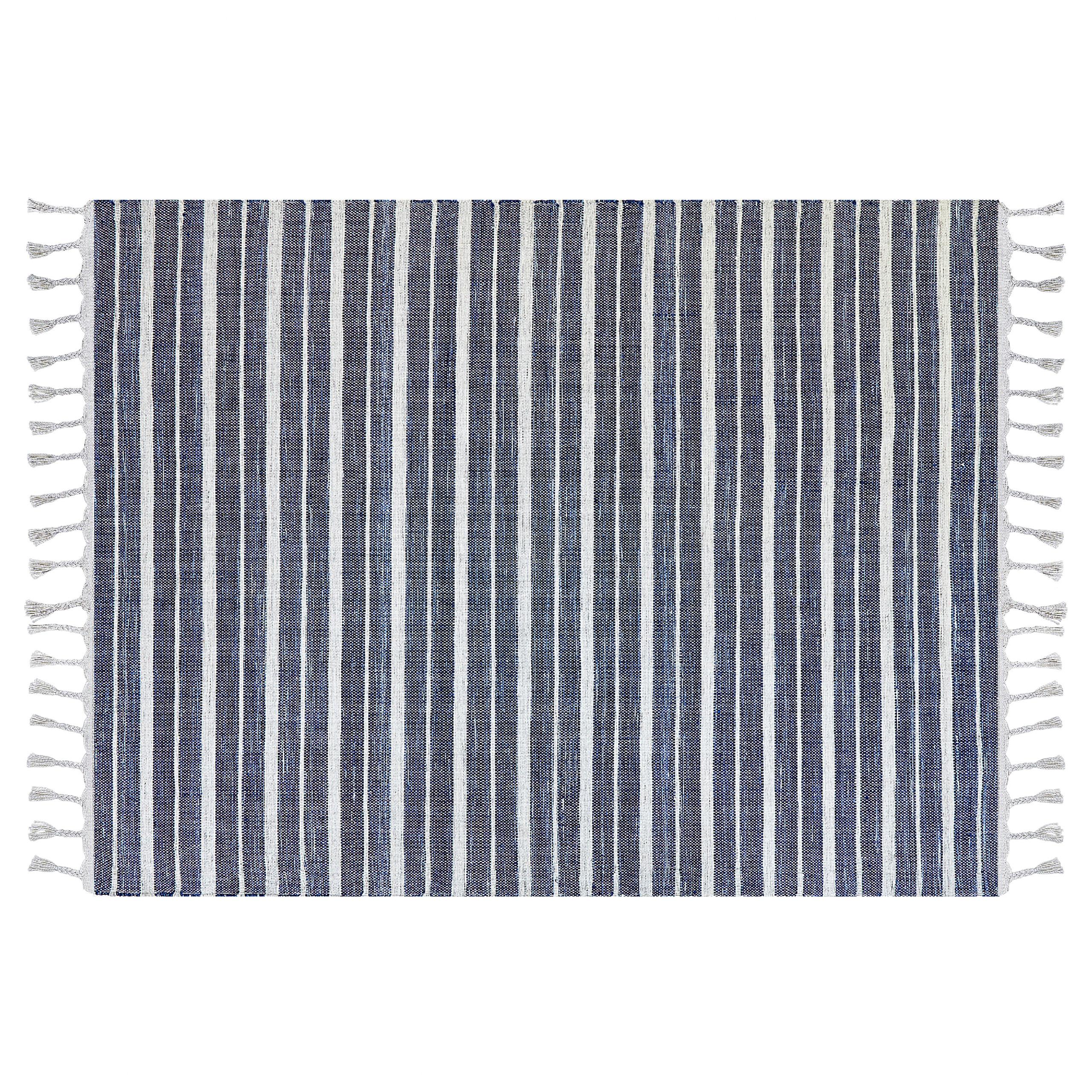 OUTDOOR-TEPPICH Bademli 230/160 cm - Blau, Kunststoff (160/230cm) - Beliani