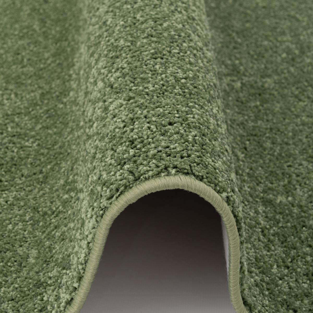 HOCHFLOR LANGFLOR TEPPICH LÄUFER COTTAGE - Grün, Textil (80/320cm) - Snapstyle
