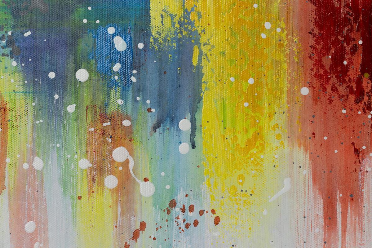 ACRYLBILD HANDGEMALT 120/60 cm - Multicolor/Grau, Holz/Textil (120/60cm) - KUNSTLOFT