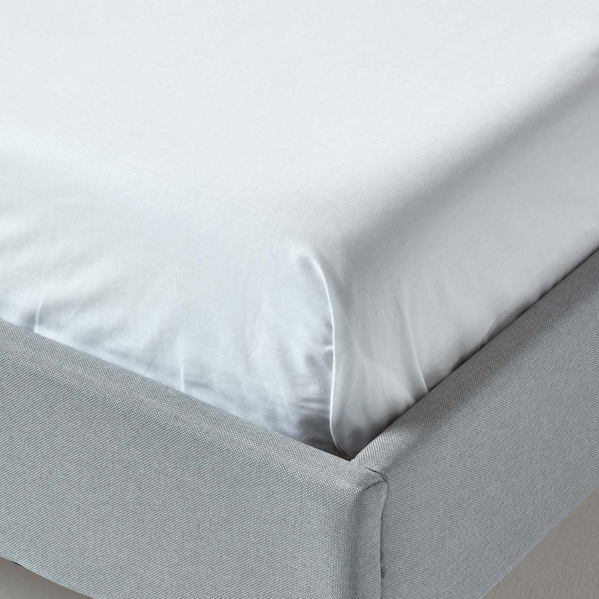 BETTLAKEN ohne Gummizug, Ägyptische Baumwolle, Fadendichte 200 - Weiß, Textil (240/275cm) - Homescapes