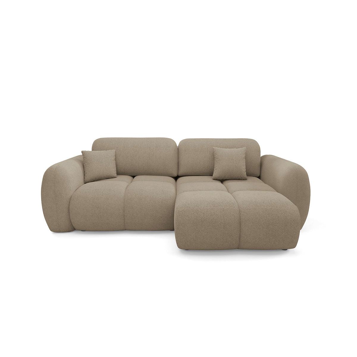 ECKSOFA Livio 3 Sitzplätze Beige - Beige, Holz (270/165cm) - Petits-meubles