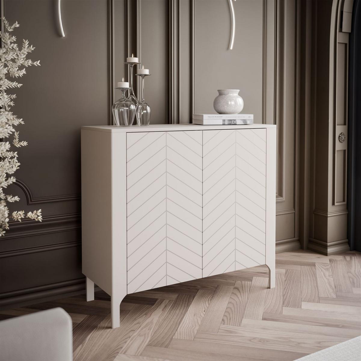 HIGHBOARD LUMI 103 cm, Kaschmir - Kaschmir, Holzwerkstoff (103/95/41cm) - Lookway