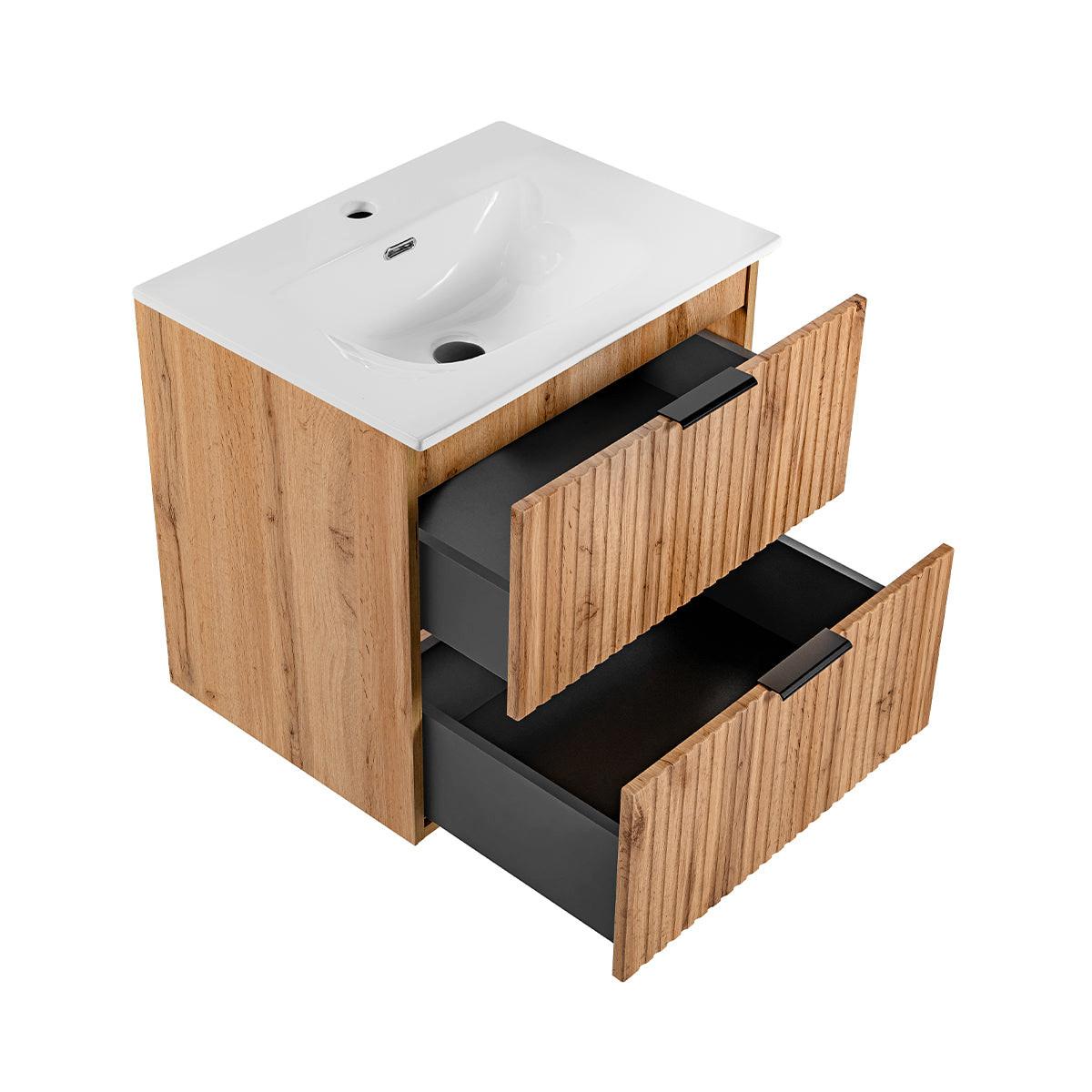WASCHTISCH 60.2cm Adriel Holz - Braun, Holzwerkstoff (60.2/57/46cm) - Petits-meubles