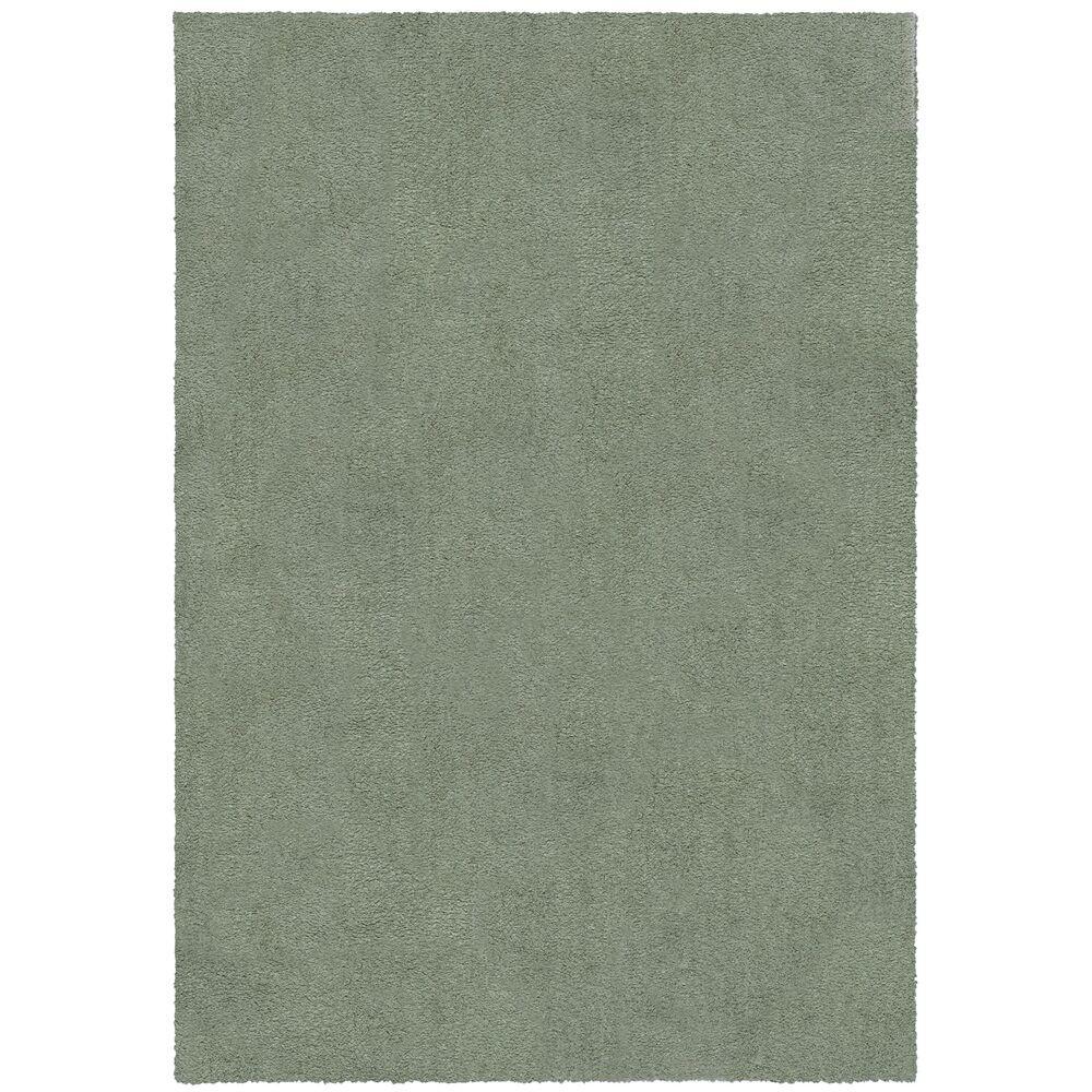 TEPPICH Waschbar GIPPING in Salbeigrün, einfarbig, 80 x 150 cm - Grün, Textil (150/80cm) - KADIMA DESIGN