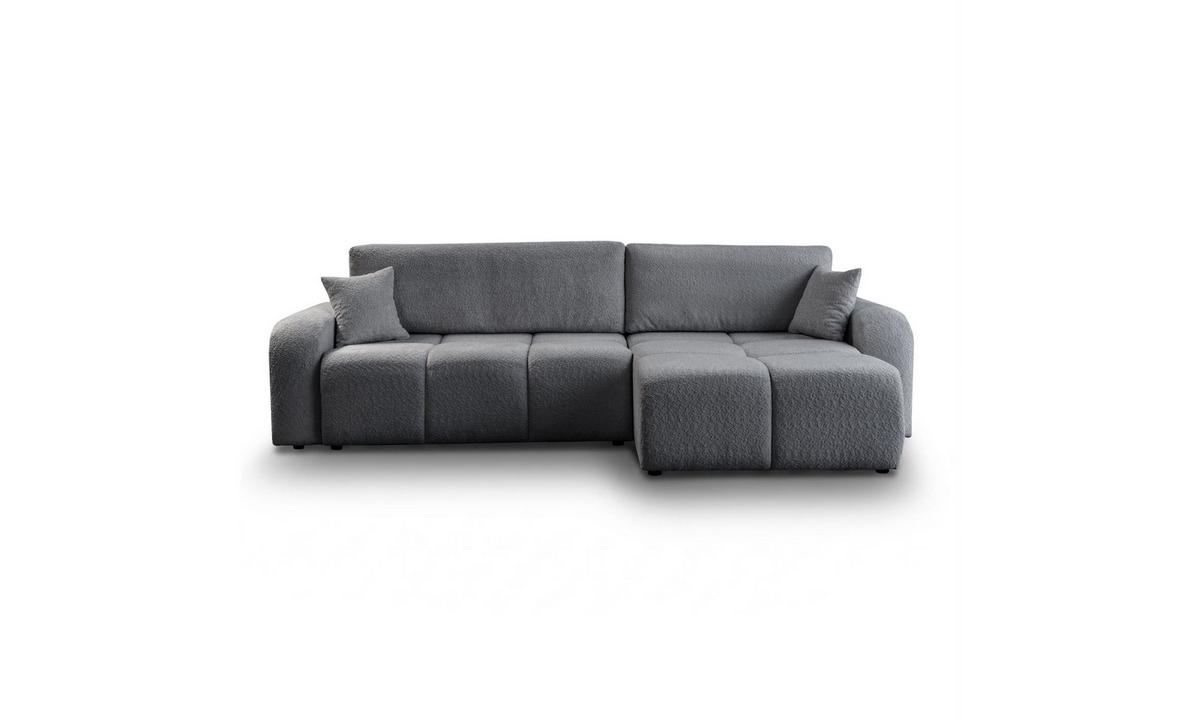 ECKSOFA MALIBU XL 275/150/87 cm Coral 80 - Anthrazit, Textil (275/150cm) - Lookway
