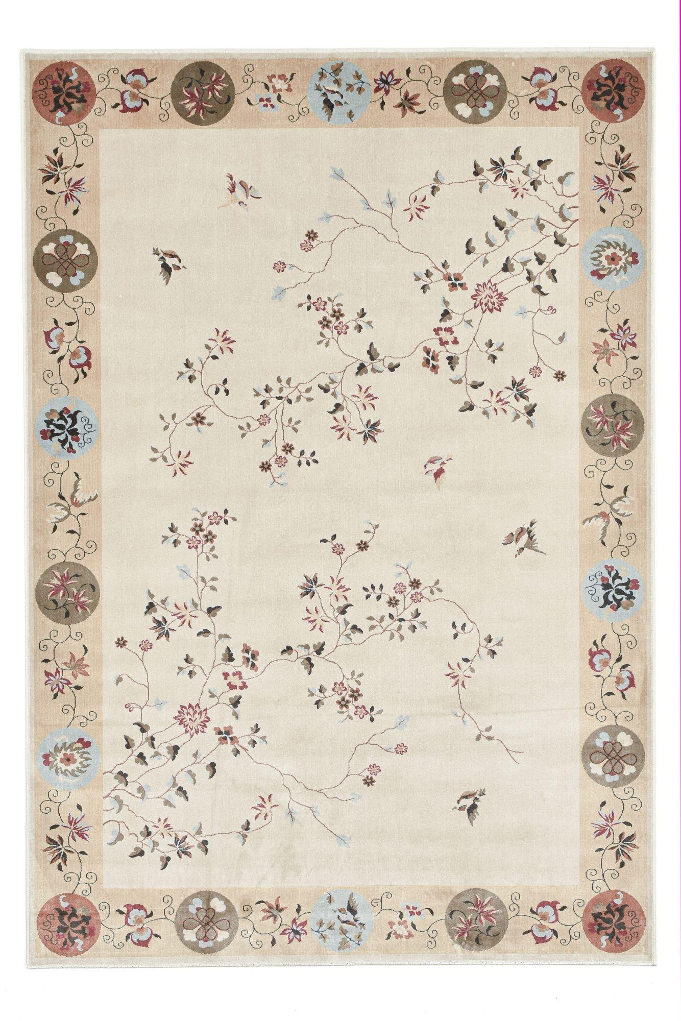 FLACHWEBETEPPICH Cherina 50x80 cm - Beige, Textil (50/80cm) - Gino Falcone