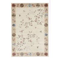 FLACHWEBETEPPICH Cherina 50x80 cm - Beige, Textil (50/80cm) - Gino Falcone