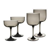 WEIN- UND SEKTGLÄSER Like Glass Smoke 4-tlg. - Grau, Glas - like.Villeroy & Boch