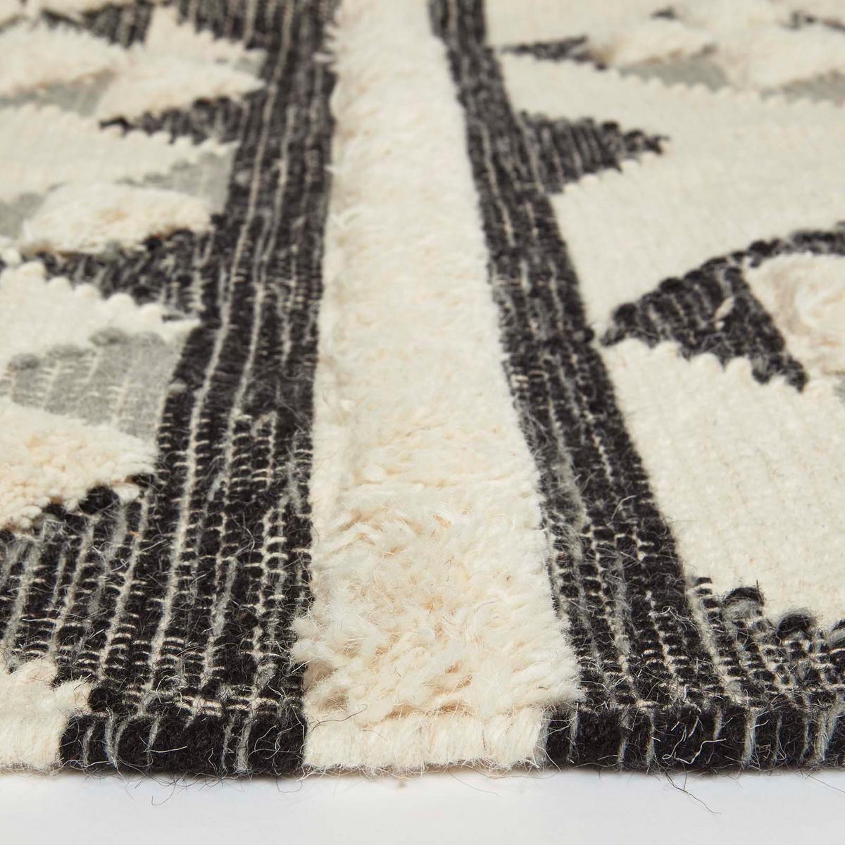 KELIM-TEPPICH Kota handgewebt 90/150 cm - Schwarz, Textil (90/150cm) - Homescapes