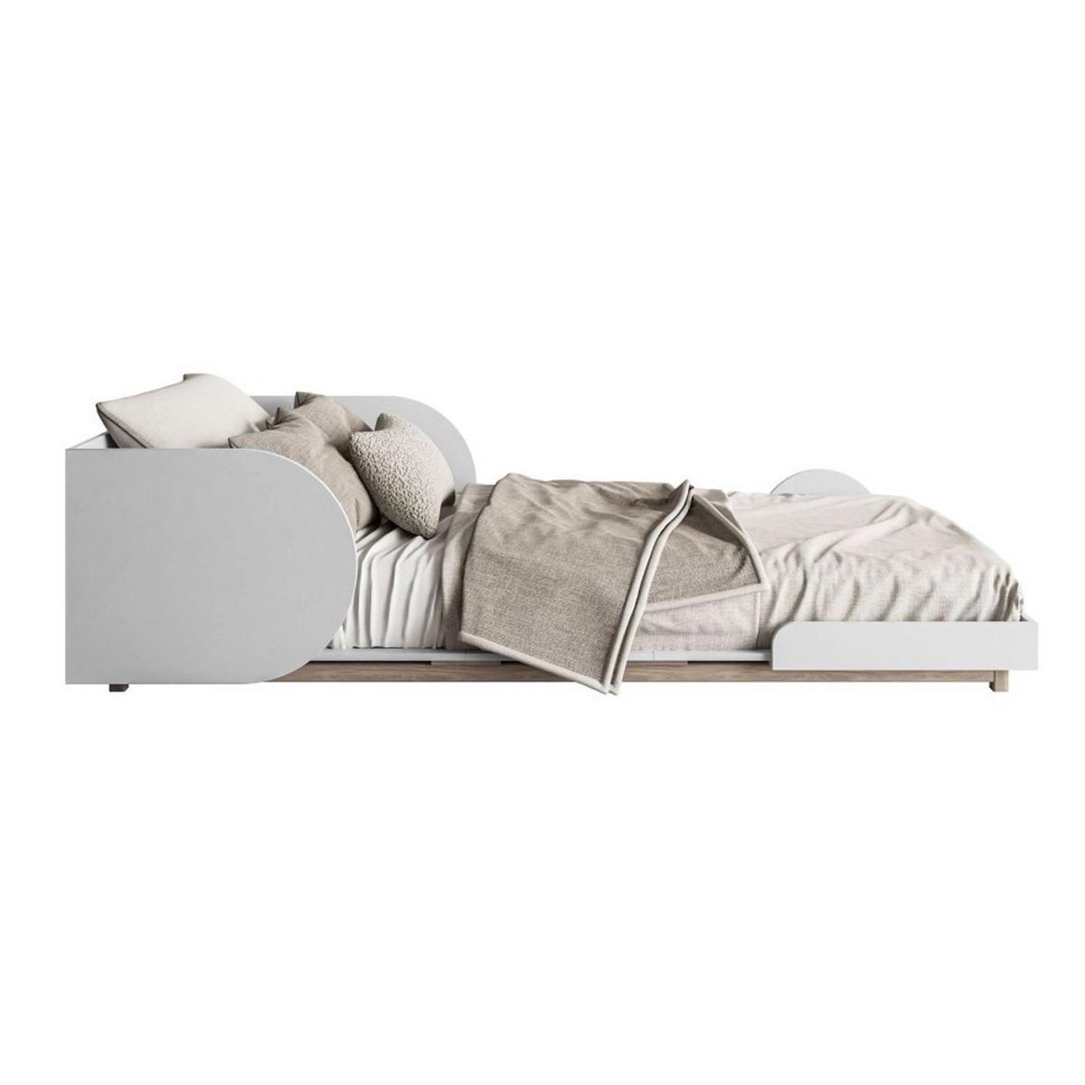 KINDERBETT BLOOM 90x160-200 cm - Kaschmir, Holzwerkstoff (204/58/106cm) - Lookway