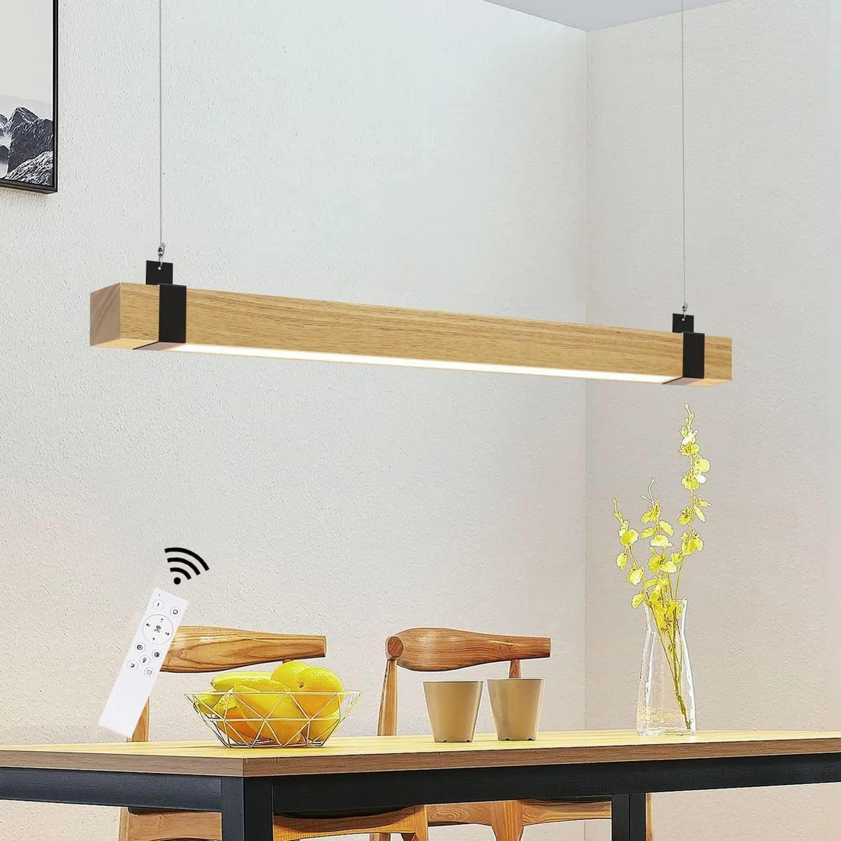 PENDELLEUCHTE Valeska 100/12/150 cm - Braun, Holzwerkstoff (100/12/150cm) - Nettlife