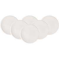 FRÜHSTÜCKSTELLER NewMoon weiß ø 24 cm 6er Set - Weiß, Keramik (24cm) - Villeroy & Boch