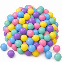 BÄLLEBAD-BÄLLE 50 Stück, Macaron, 5.5cm - Multicolor, Kunststoff (5.5/5.5/5.5cm) - Littletom