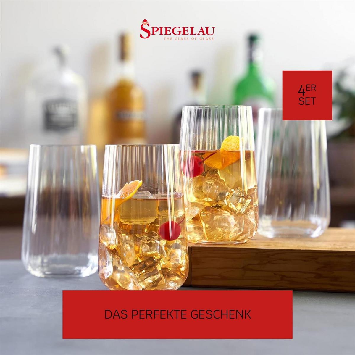 LONGDRINKGLÄSER Lifestyle transparent 510 ml 4er Set - Transparent, Glas (0.51L) - Spiegelau