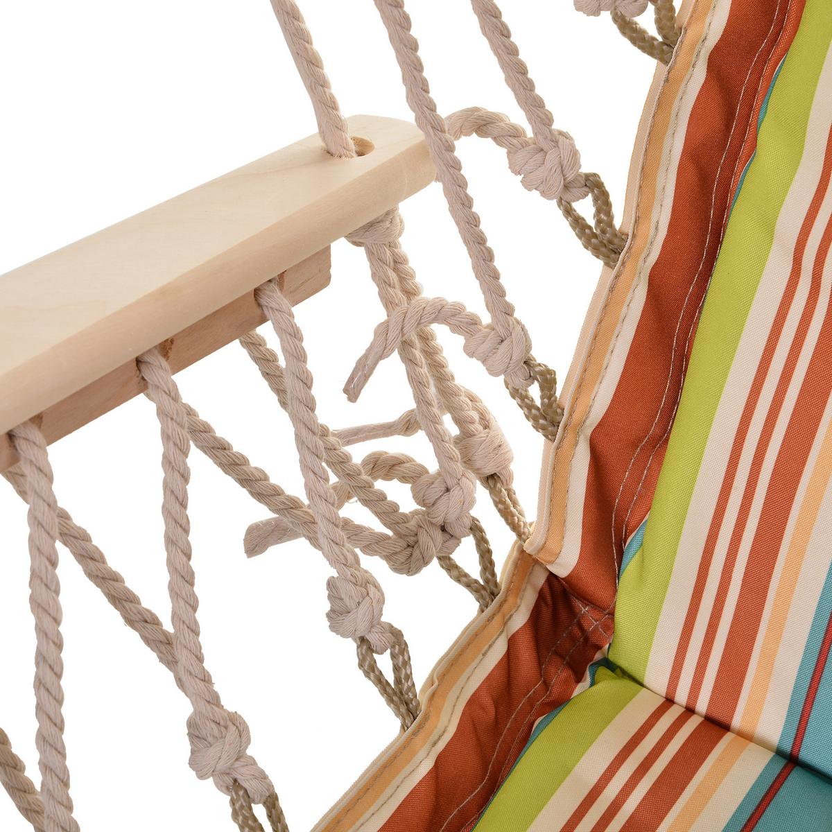 HÄNGESESSEL, Polyester, Mehrfarbig - Multicolor, Textil (106/106/100cm) - Outsunny
