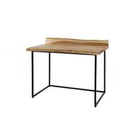 SCHREIBTISCH FERHA Braun Holz - Schwarz/Braun, Holz (60/110/76cm) - KAWOLA