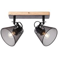 SPOTBALKEN Whole 40113/76 - Schwarz, Holz (14/36.8/20cm) - Brilliant