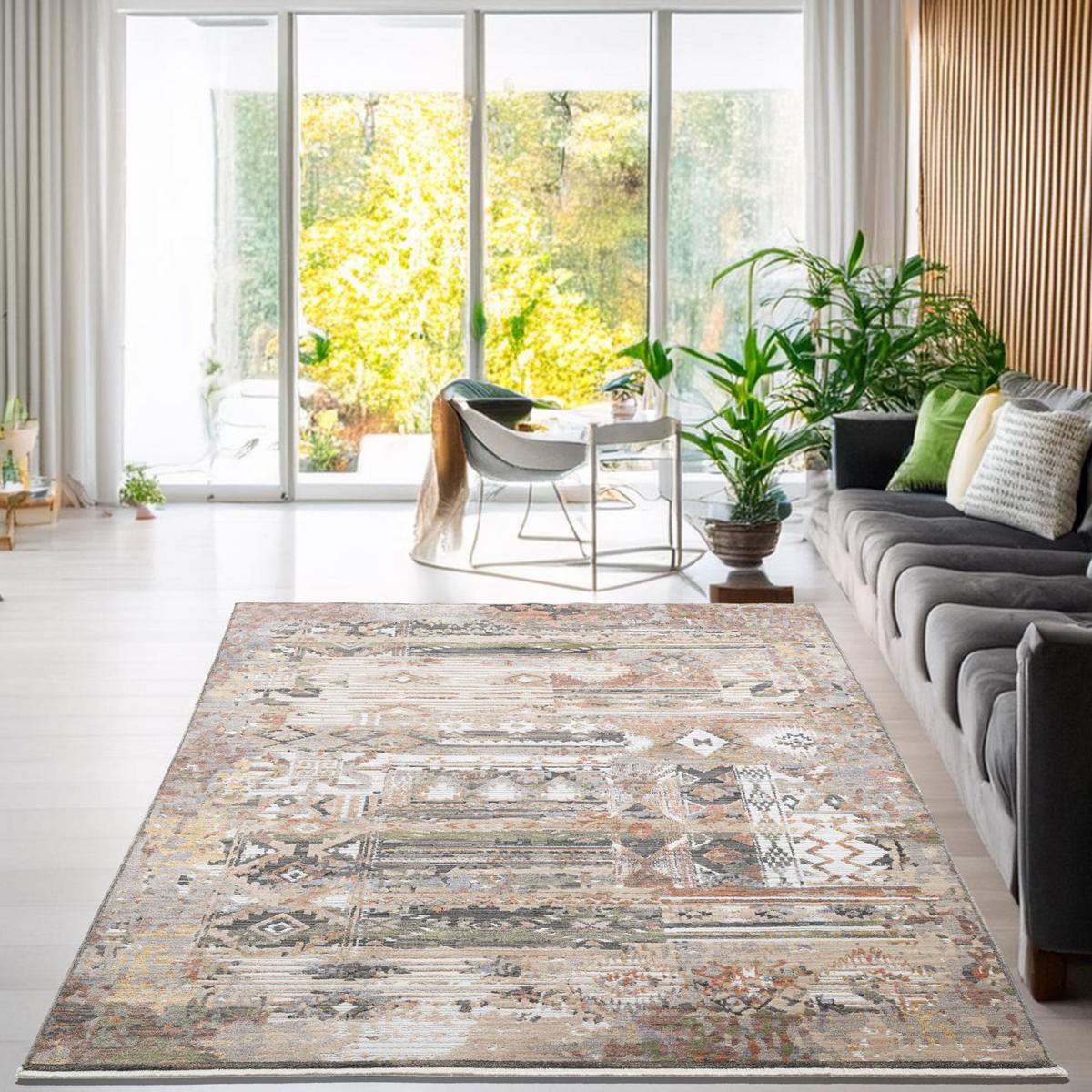 FLACHWEBETEPPICH Corduletta 40x60 cm - Beige, Textil (40/60cm) - Gino Falcone