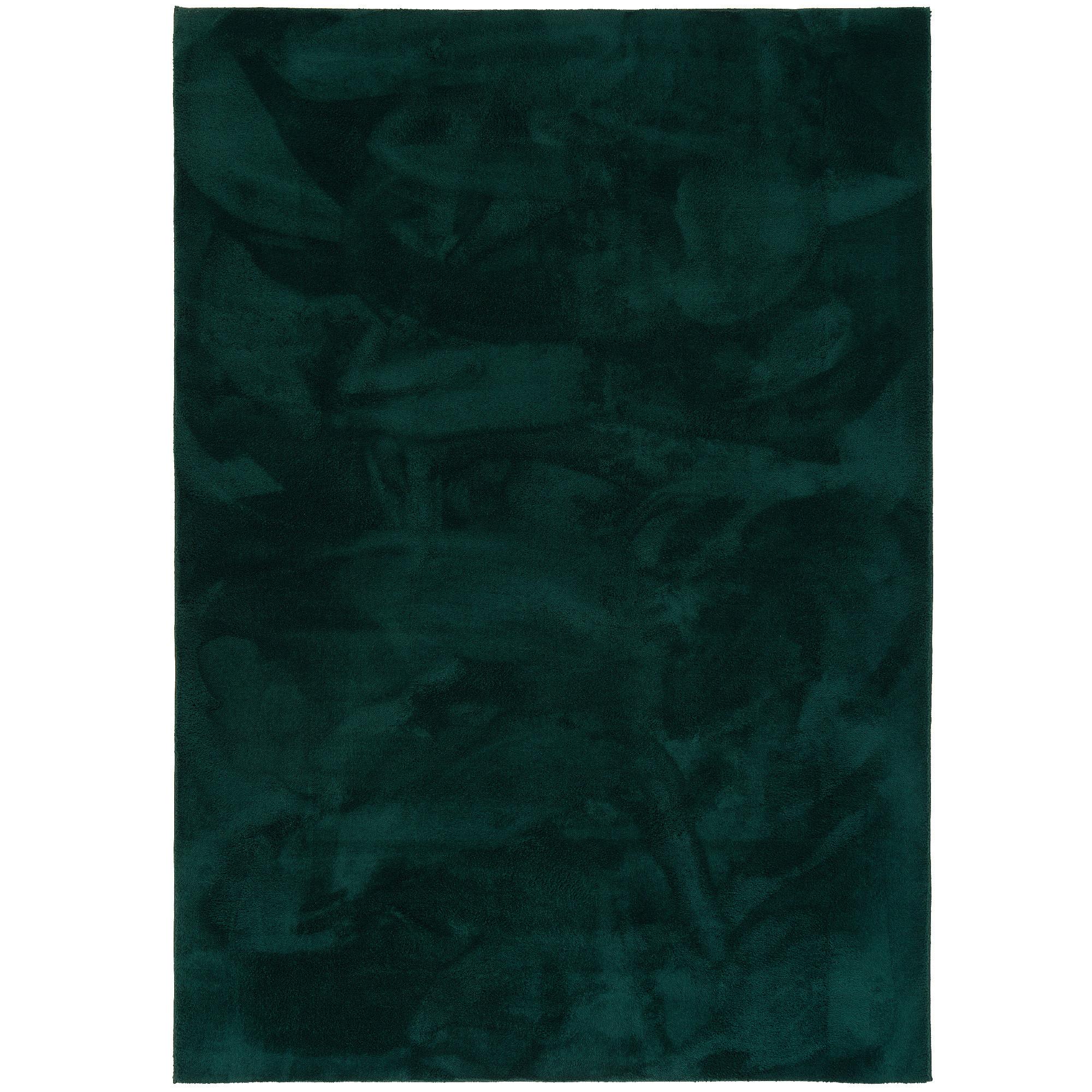 FELLTEPPICH SUPER SOFT PEARL - Dunkelgrün, Textil (120/170cm) - Pergamon