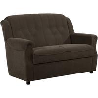 SOFA 2-Sitzer Kaylyn Flockstoff braun - Braun, Kunststoff (133/89/83cm) - 58aufmkessel