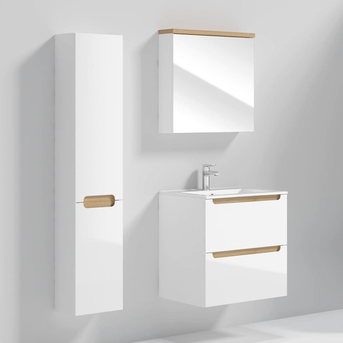 WASCHTISCH 60cm Livia Weiß - Weiß, Holzwerkstoff (60/60/45cm) - Petits-meubles