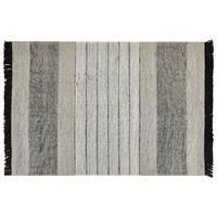 TEPPICH geflochten Yazlik 200/140 cm - Beige, Textil (140/200cm) - Beliani