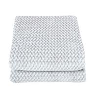 SAMT-WOHNDECKE Mora 130/160 cm, Jacquard - Grau, Textil (130/160cm) - Homescapes
